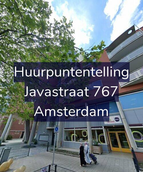 Foto gevel Huurpuntentelling voor Javastraat 767, Amsterdam