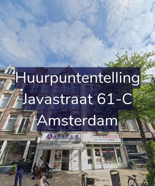 Foto gevel Huurpuntentelling voor Javastraat 61-C, Amsterdam