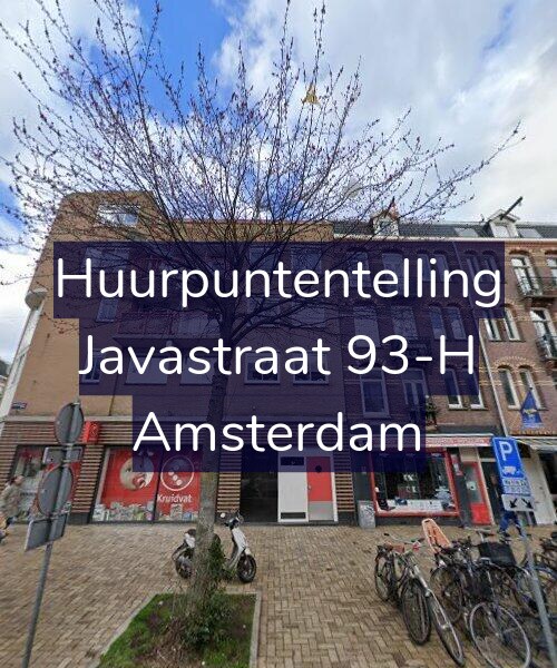 Foto gevel Huurpuntentelling voor Javastraat 93-H, Amsterdam