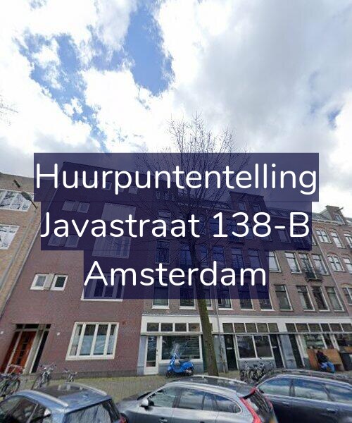 Foto gevel Huurpuntentelling voor Javastraat 138-B, Amsterdam