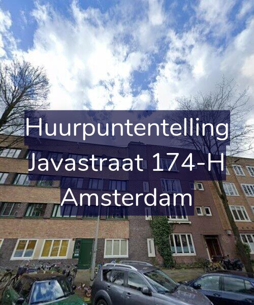 Foto gevel Huurpuntentelling voor Javastraat 174-H, Amsterdam