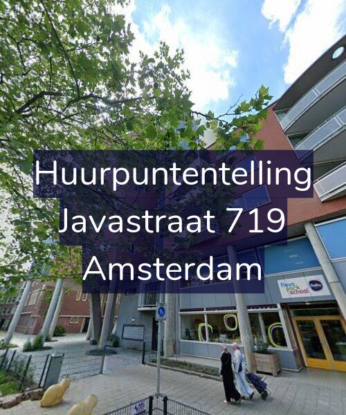 Foto gevel Huurpuntentelling voor Javastraat 719, Amsterdam