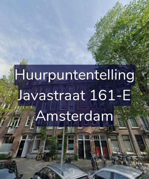 Foto gevel Huurpuntentelling voor Javastraat 161-E, Amsterdam