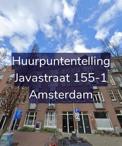 Foto gevel Huurpuntentelling voor Javastraat 155-1, Amsterdam