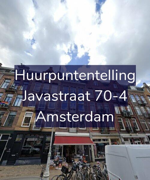 Foto gevel Huurpuntentelling voor Javastraat 70-4, Amsterdam