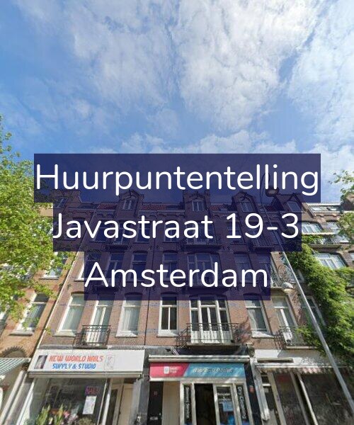 Foto gevel Huurpuntentelling voor Javastraat 19-3, Amsterdam