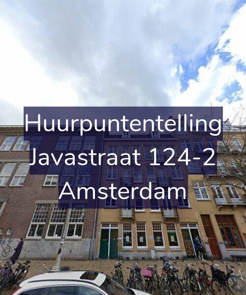 Foto gevel Huurpuntentelling voor Javastraat 124-2, Amsterdam