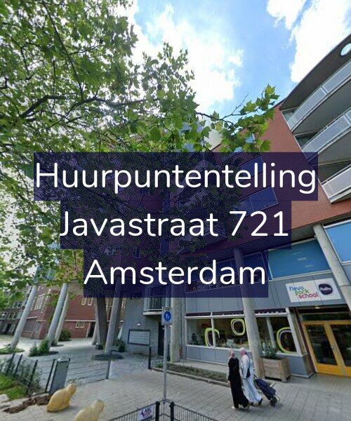 Foto gevel Huurpuntentelling voor Javastraat 721, Amsterdam