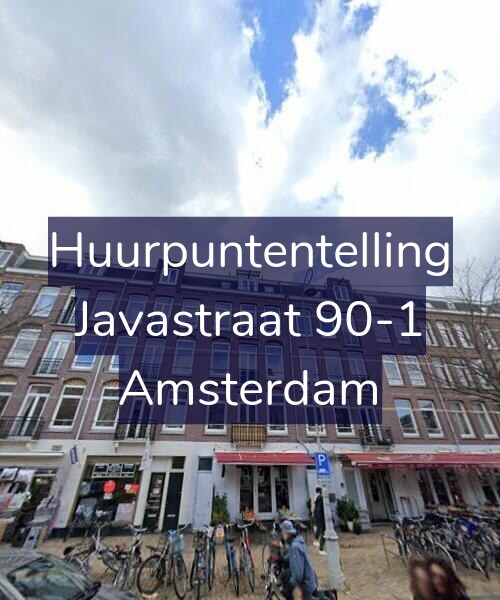 Foto gevel Huurpuntentelling voor Javastraat 90-1, Amsterdam