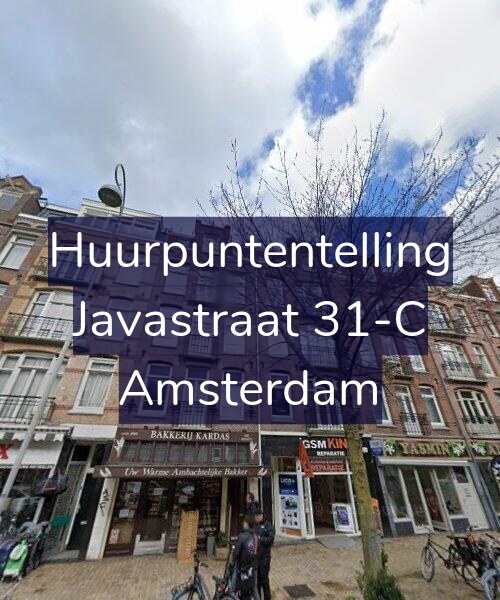 Foto gevel Huurpuntentelling voor Javastraat 31-C, Amsterdam