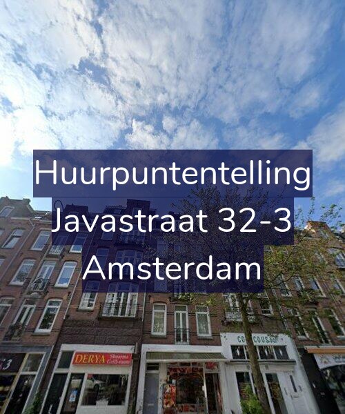 Foto gevel Huurpuntentelling voor Javastraat 32-3, Amsterdam