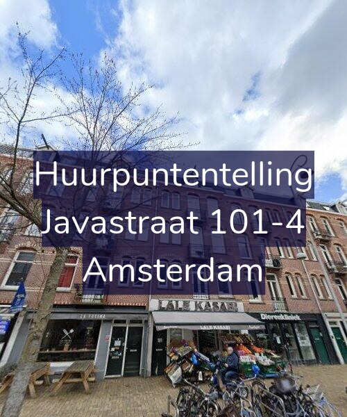 Foto gevel Huurpuntentelling voor Javastraat 101-4, Amsterdam