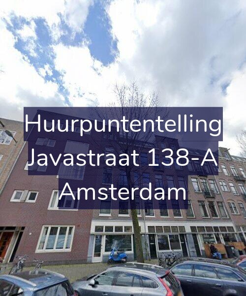 Foto gevel Huurpuntentelling voor Javastraat 138-A, Amsterdam