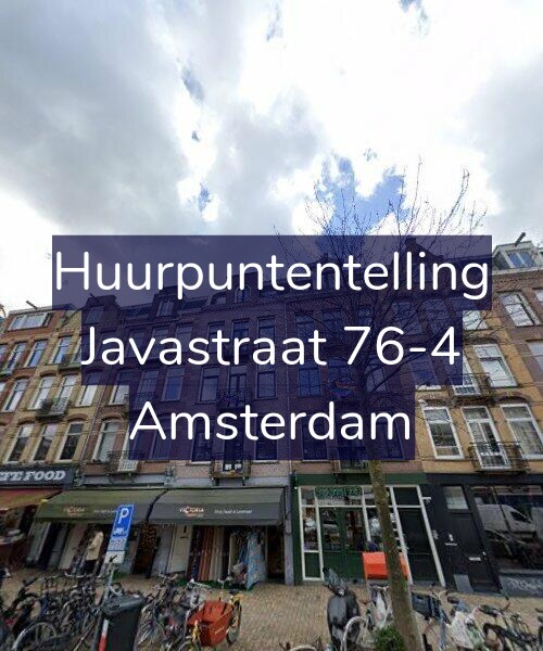 Foto gevel Huurpuntentelling voor Javastraat 76-4, Amsterdam