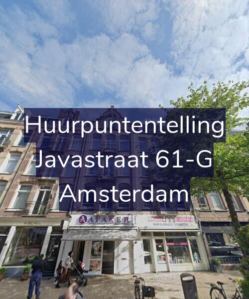 Foto gevel Huurpuntentelling voor Javastraat 61-G, Amsterdam