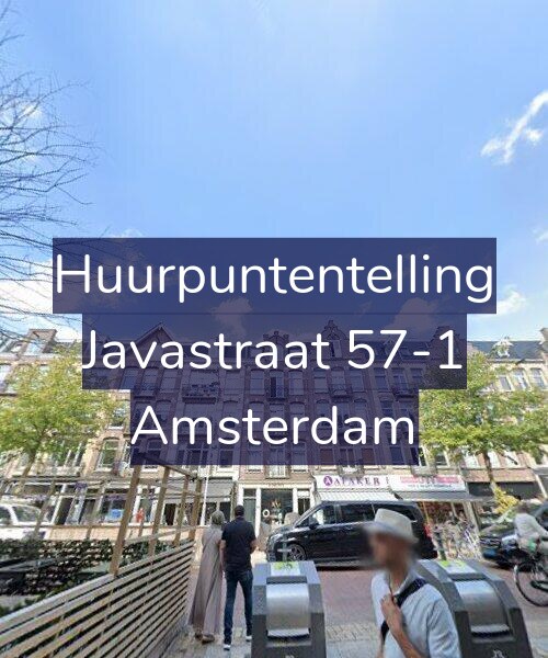 Foto gevel Huurpuntentelling voor Javastraat 57-1, Amsterdam