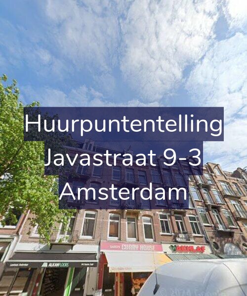 Foto gevel Huurpuntentelling voor Javastraat 9-3, Amsterdam