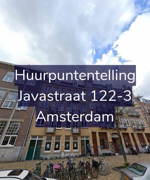 Foto gevel Huurpuntentelling voor Javastraat 122-3, Amsterdam