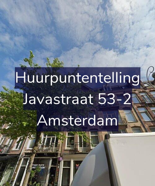 Foto gevel Huurpuntentelling voor Javastraat 53-2, Amsterdam