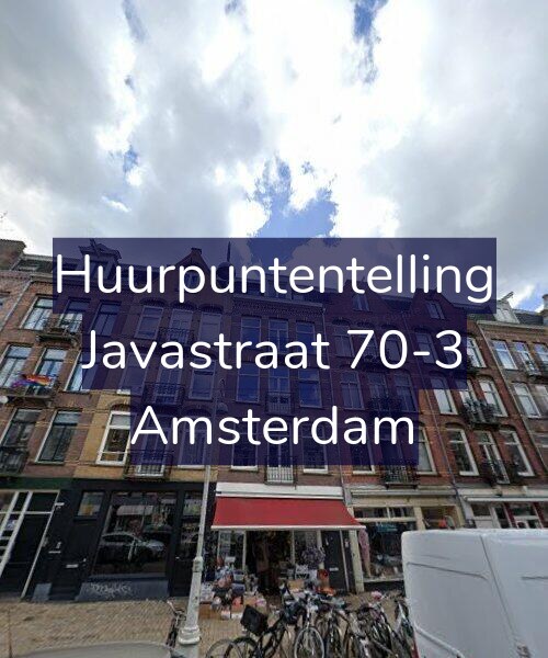 Foto gevel Huurpuntentelling voor Javastraat 70-3, Amsterdam