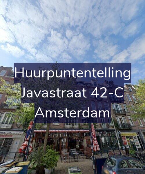 Foto gevel Huurpuntentelling voor Javastraat 42-C, Amsterdam