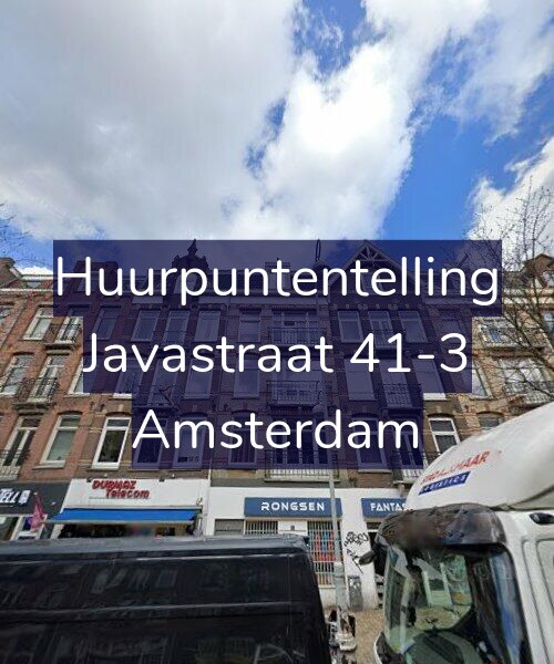 Foto gevel Huurpuntentelling voor Javastraat 41-3, Amsterdam