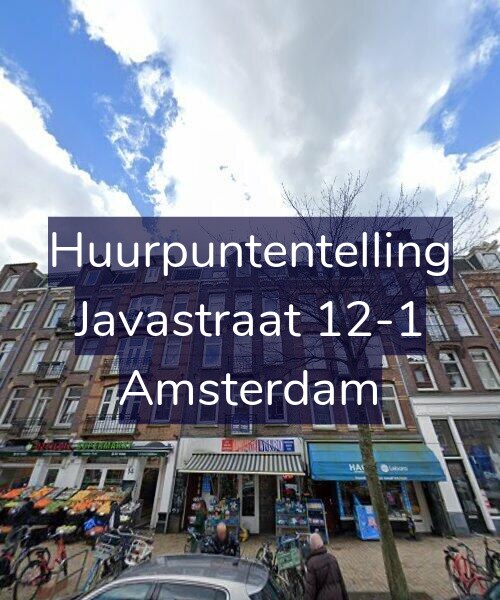 Foto gevel Huurpuntentelling voor Javastraat 12-1, Amsterdam