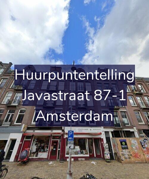 Foto gevel Huurpuntentelling voor Javastraat 87-1, Amsterdam