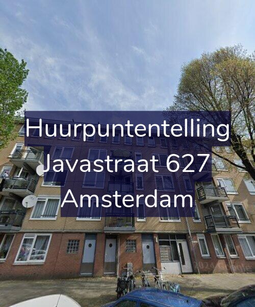 Foto gevel Huurpuntentelling voor Javastraat 627, Amsterdam