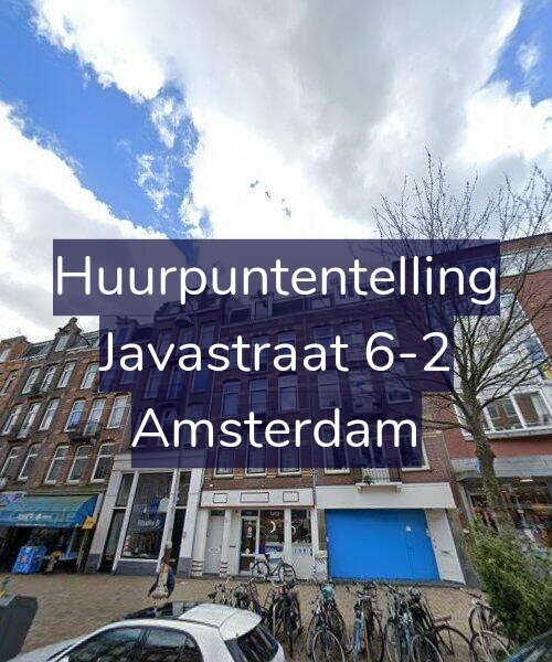 Foto gevel Huurpuntentelling voor Javastraat 6-2, Amsterdam