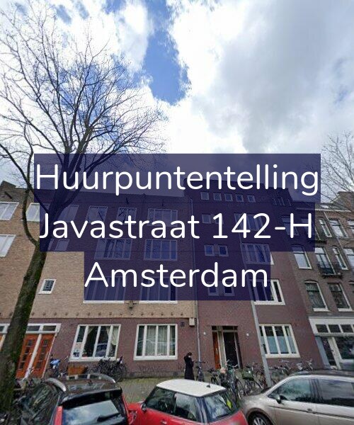 Foto gevel Huurpuntentelling voor Javastraat 142-H, Amsterdam