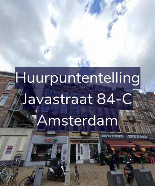Foto gevel Huurpuntentelling voor Javastraat 84-C, Amsterdam