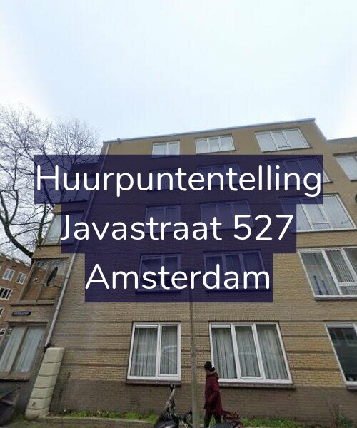 Foto gevel Huurpuntentelling voor Javastraat 527, Amsterdam