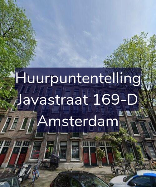 Foto gevel Huurpuntentelling voor Javastraat 169-D, Amsterdam