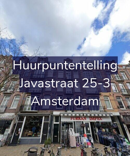 Foto gevel Huurpuntentelling voor Javastraat 25-3, Amsterdam