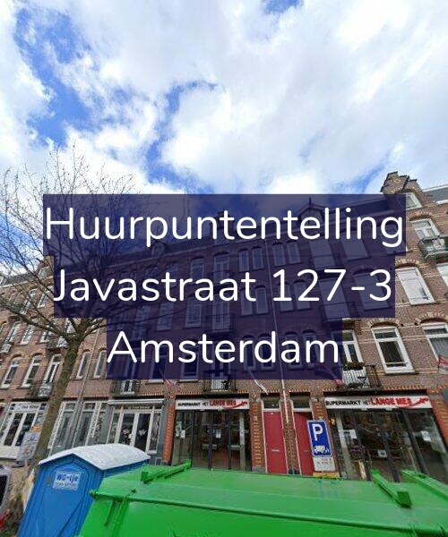 Foto gevel Huurpuntentelling voor Javastraat 127-3, Amsterdam