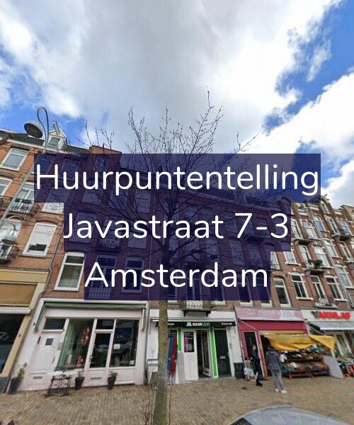Foto gevel Huurpuntentelling voor Javastraat 7-3, Amsterdam