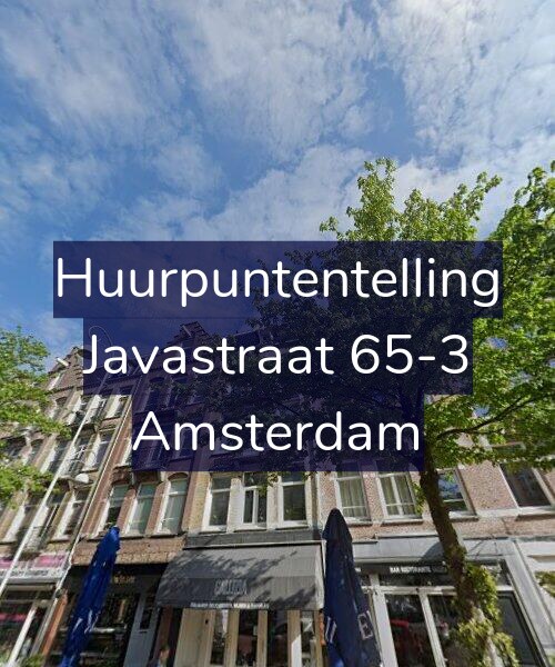 Foto gevel Huurpuntentelling voor Javastraat 65-3, Amsterdam