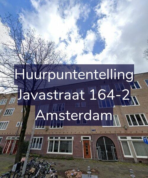 Foto gevel Huurpuntentelling voor Javastraat 164-2, Amsterdam