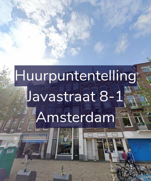 Foto gevel Huurpuntentelling voor Javastraat 8-1, Amsterdam