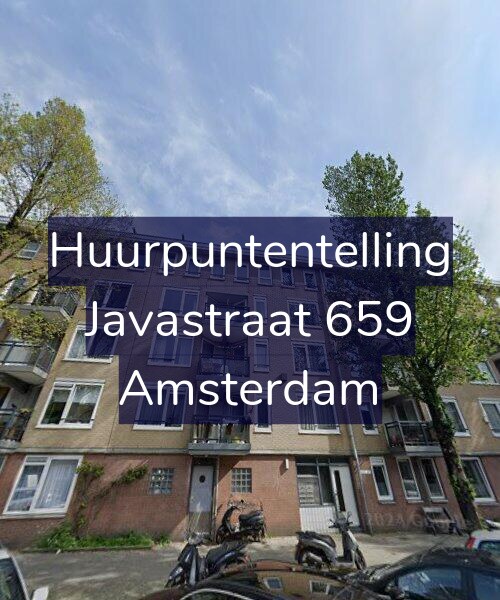 Foto gevel Huurpuntentelling voor Javastraat 659, Amsterdam