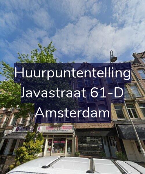 Foto gevel Huurpuntentelling voor Javastraat 61-D, Amsterdam