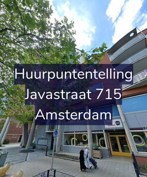 Foto gevel Huurpuntentelling voor Javastraat 715, Amsterdam