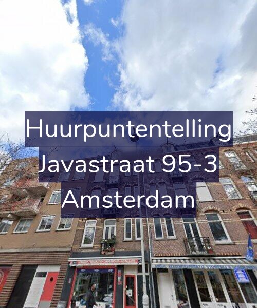 Foto gevel Huurpuntentelling voor Javastraat 95-3, Amsterdam