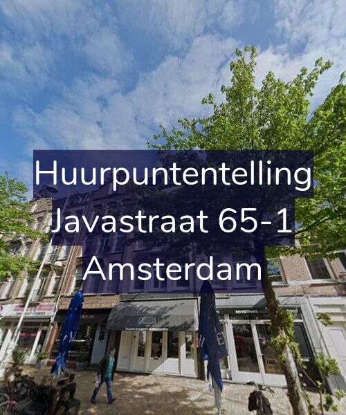Foto gevel Huurpuntentelling voor Javastraat 65-1, Amsterdam
