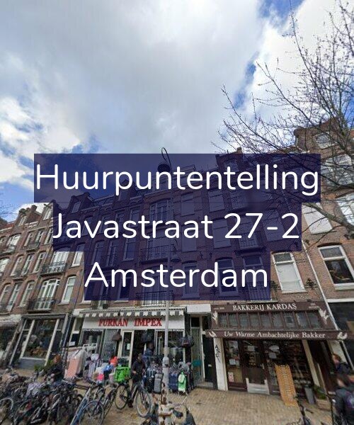 Foto gevel Huurpuntentelling voor Javastraat 27-2, Amsterdam