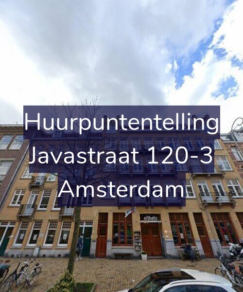 Foto gevel Huurpuntentelling voor Javastraat 120-3, Amsterdam
