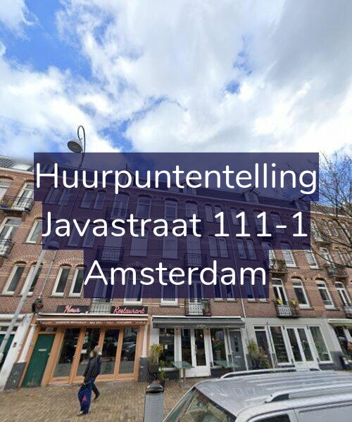 Foto gevel Huurpuntentelling voor Javastraat 111-1, Amsterdam