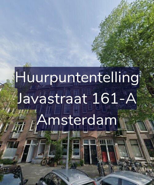 Foto gevel Huurpuntentelling voor Javastraat 161-A, Amsterdam