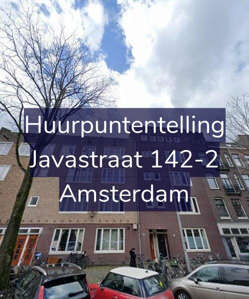 Foto gevel Huurpuntentelling voor Javastraat 142-2, Amsterdam
